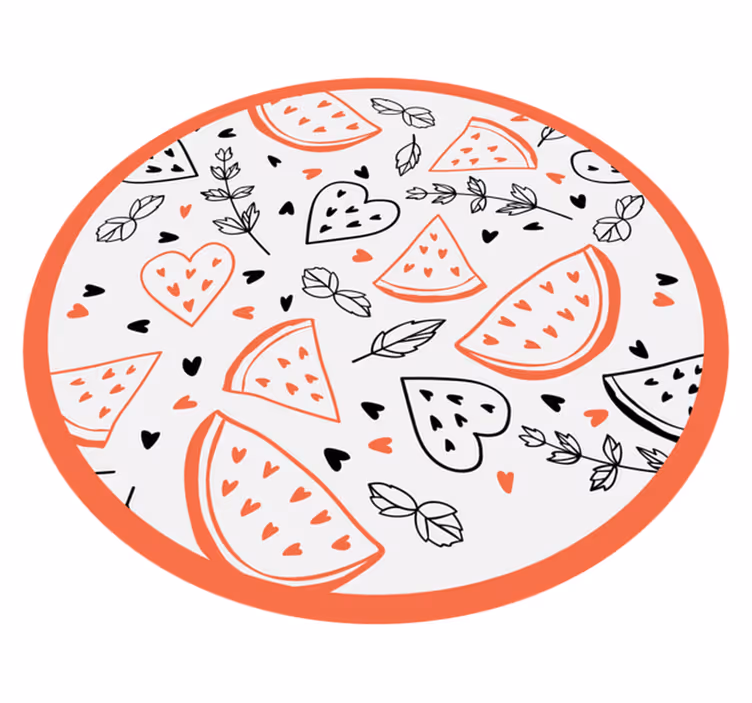 édes szív minták vinil szőnyeg mások - TenStickers