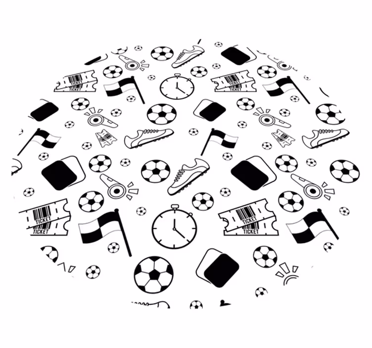 Sport témájú szórakozás vinil szőnyeg Játékok - TenStickers
