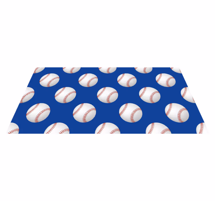Baseball motívum vinil szőnyeg Játékok - TenStickers