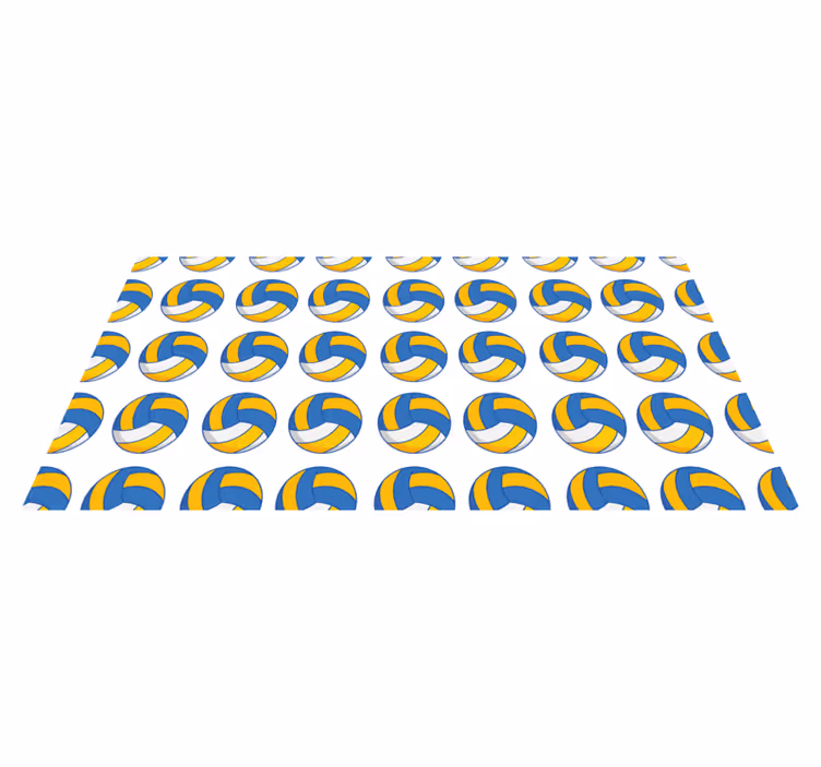 Nagy röplabda mintás hálószőnyeg - TenStickers