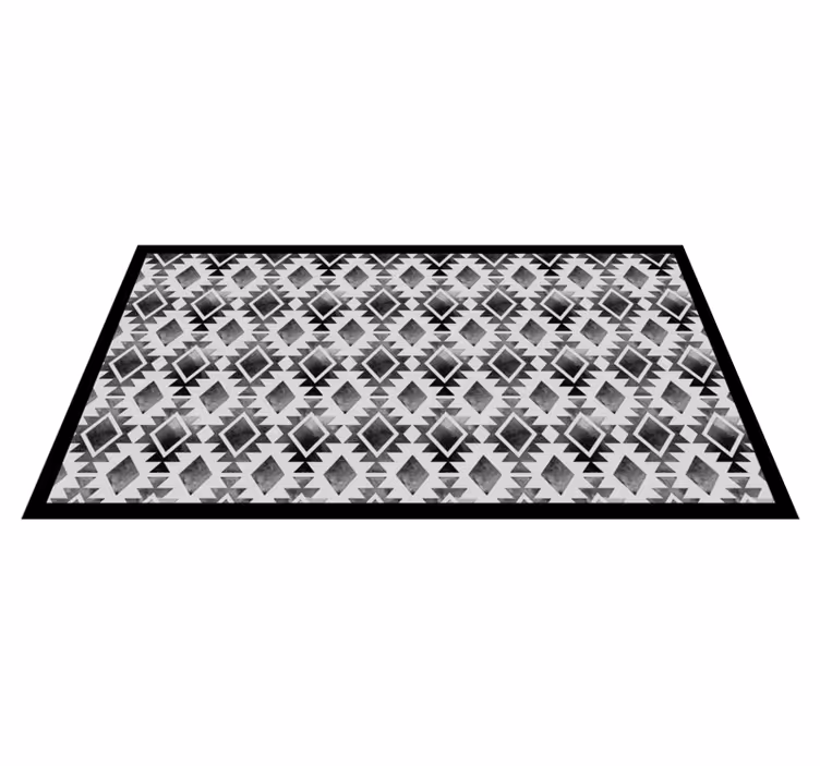 Geometrikus mintás stílus vinil szőnyeg modern - TenStickers