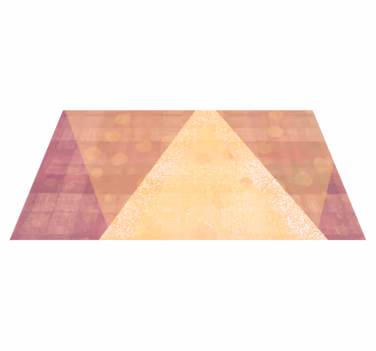 Háromszög színvilág vinil szőnyeg geometriai - TenStickers
