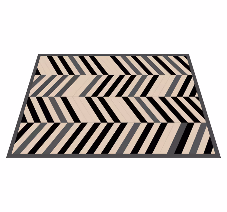 Chevron mintás medál vinil szőnyeg modern - TenStickers