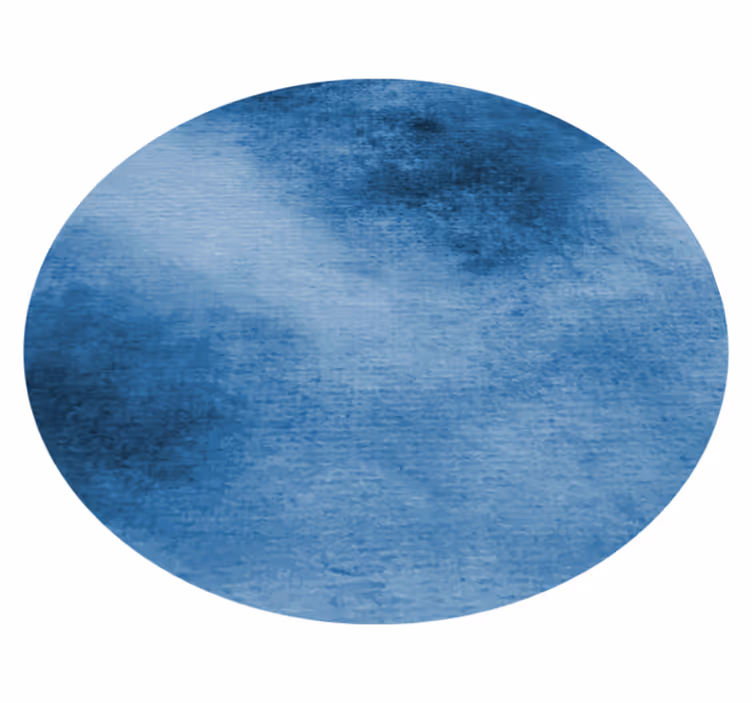 Mélykék örvény Vinil szőnyeg előszoba - TenStickers