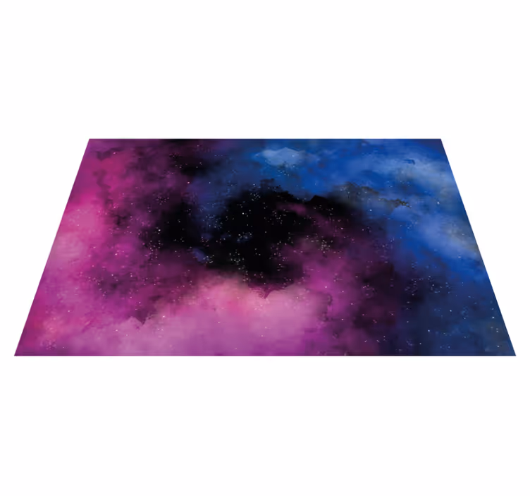 Színes spirális köd galaxis modern szőnyeg - TenStickers