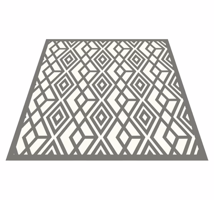 Gyémánt jelkép vinil szőnyeg geometriai - TenStickers