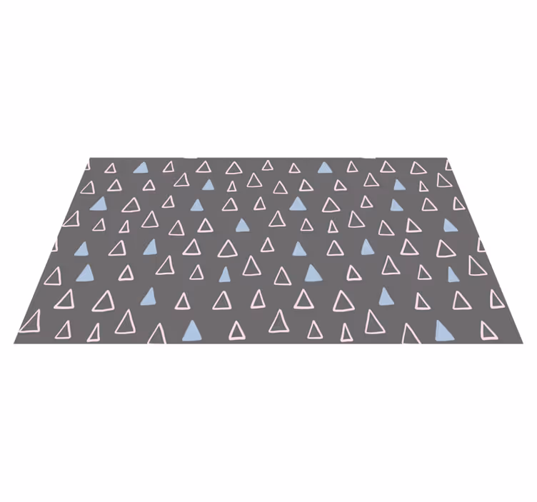 Háromszög alakú elem vinil szőnyeg geometriai - TenStickers