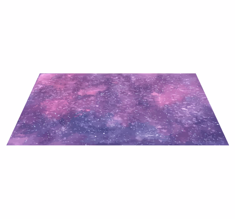 Csillagos galaxis kilátás vinil szőnyeg csillagok - TenStickers