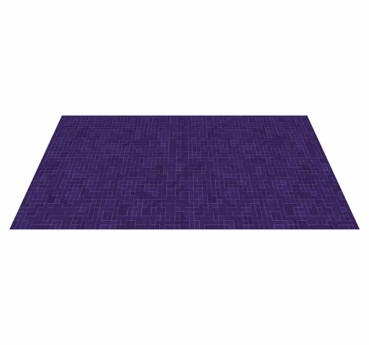 Lila mintás grafika vinil szőnyeg geometriai - TenStickers