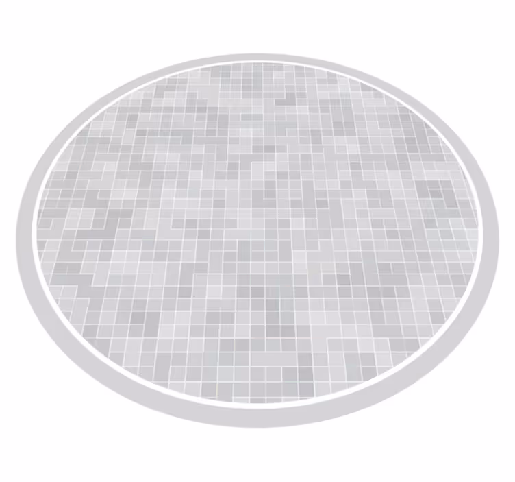 Elegáns mozaikminta vinil szőnyeg fürdő esetében - TenStickers