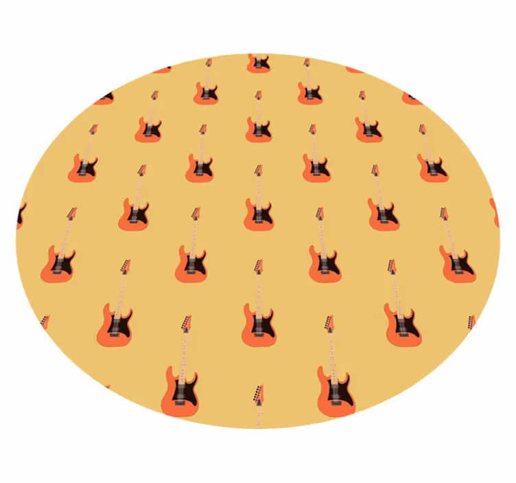 Gitárminta vinil szőnyeg mások - TenStickers