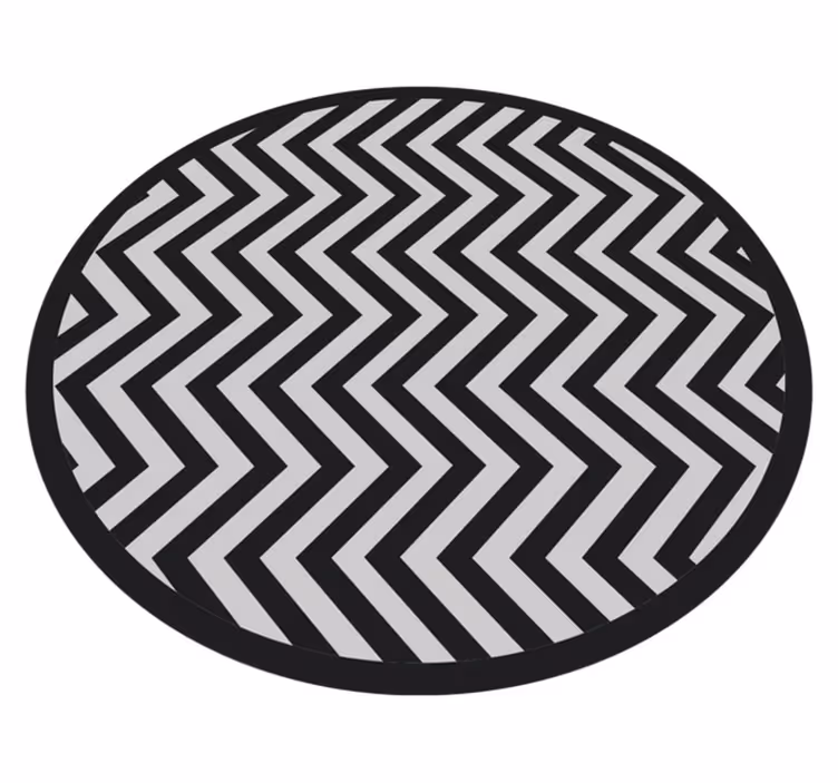 Dinamikus chevron minta vinil szőnyeg geometriai - TenStickers