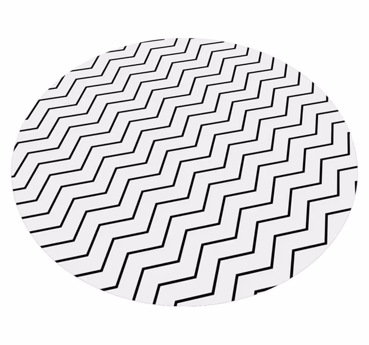 Zigzag elem vinil szőnyeg geometriai - TenStickers