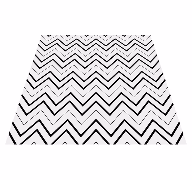 Minimalista vinil szőnyeg chevron mintával - TenStickers