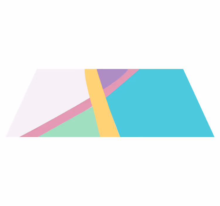 Színes geometrikus vonalak vinil szőnyeg struktúra - TenStickers