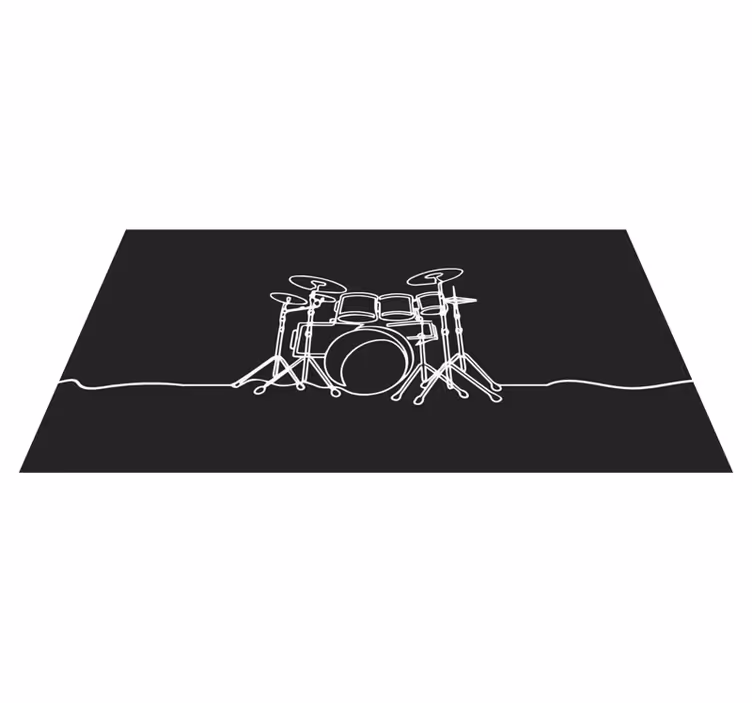 Line art dob elegáns design modern szőnyeg - TenStickers