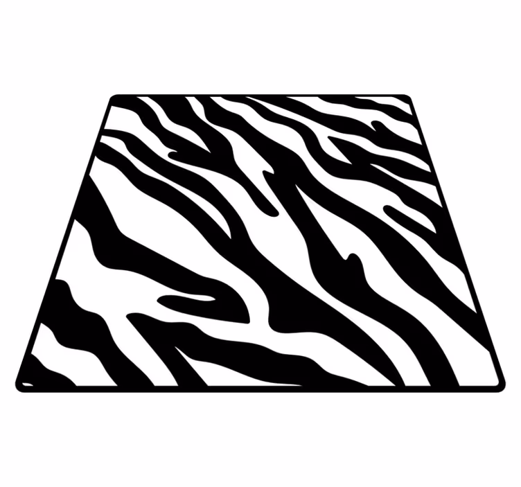 Vinil szőnyeg állatnyomat zebra mintával - TenStickers