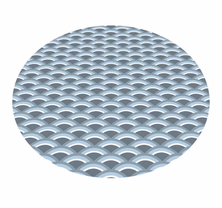 Hullám motívum vinil szőnyeg geometriai - TenStickers