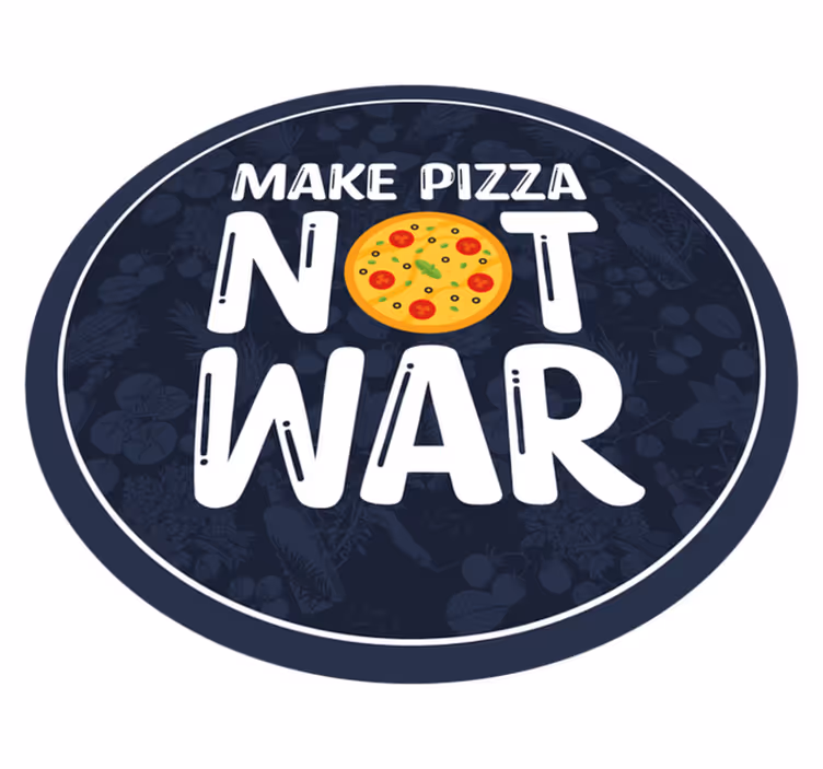 KÉszÍts pizzÁt ne pedig vinil szŐnyegeket - TenStickers