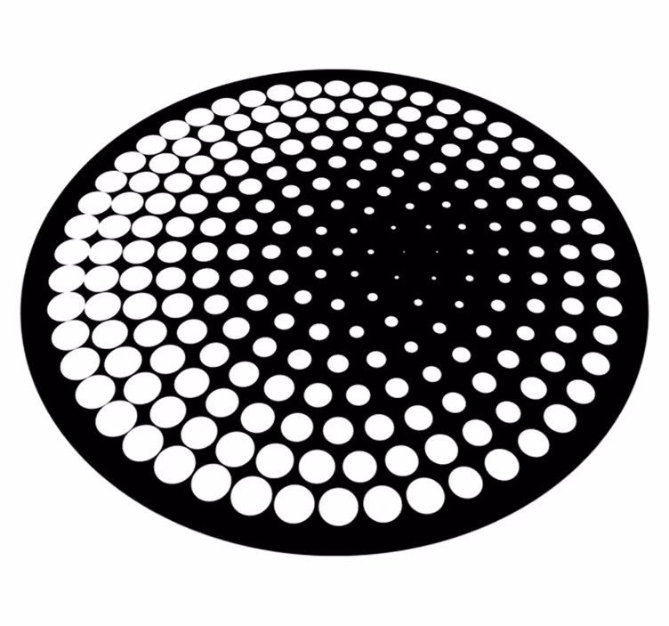 Pontozott minta vinil szőnyeg geometriai - TenStickers