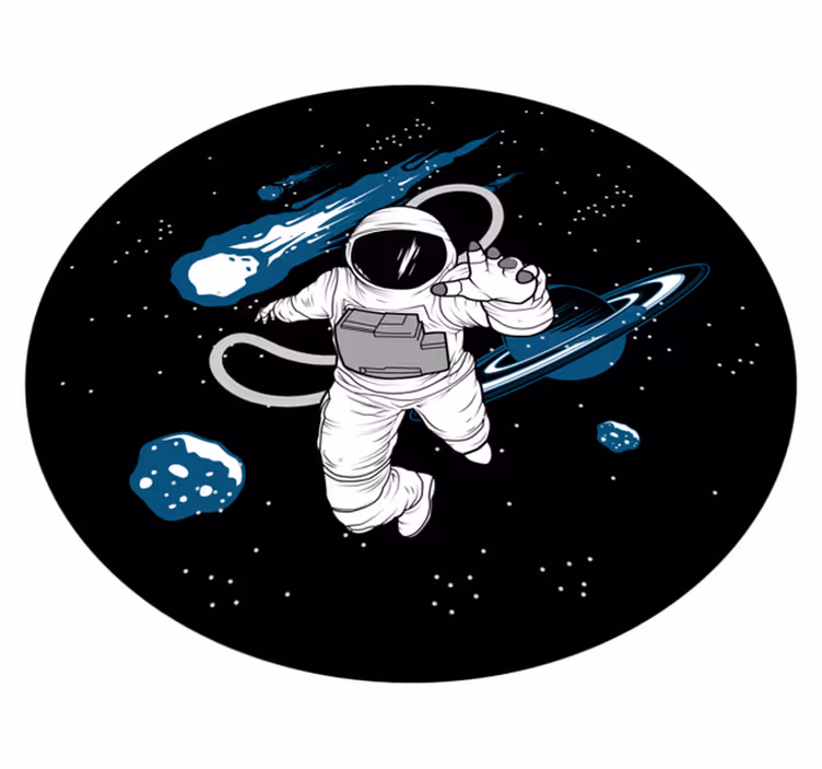 Asztro kaland vinil szőnyeg utak - TenStickers