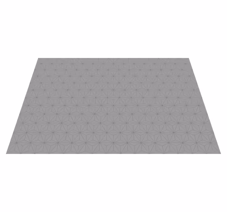 Geometrikus szürke motívum vinil szőnyeg csempe hatás - TenStickers