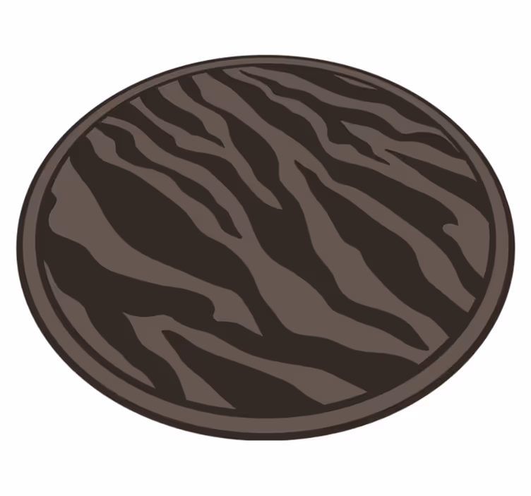 Elegáns zebra mintás vinil szőnyeg Állatnyomat - TenStickers