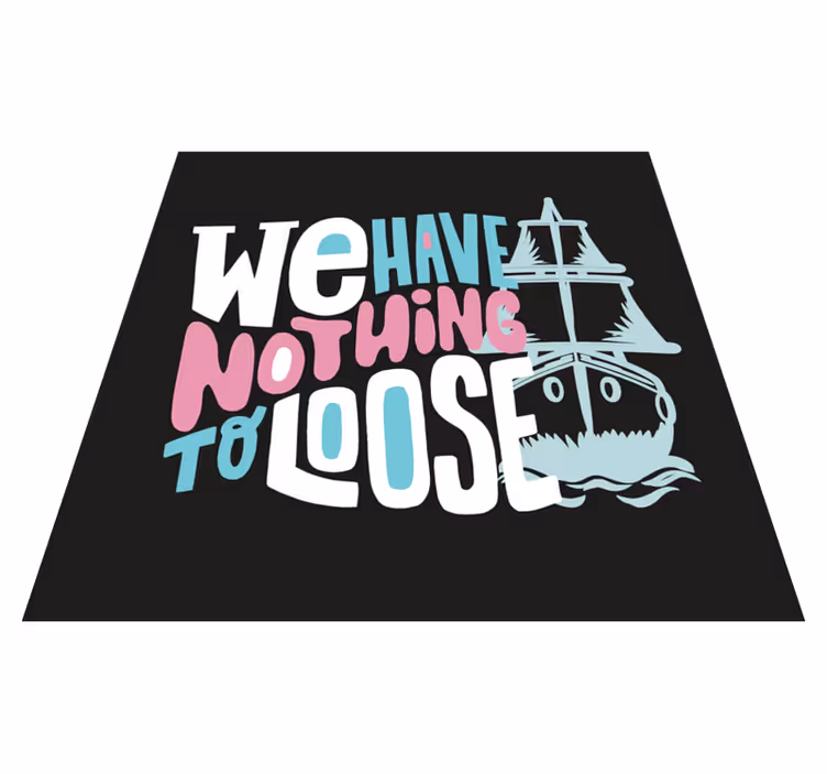 Laza vinil szőnyeg mondatokkal ellátott vinilszőnyegek - TenStickers