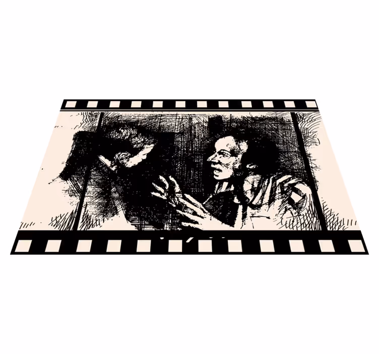 Filmjelenet-grafika vinil szőnyeg események - TenStickers