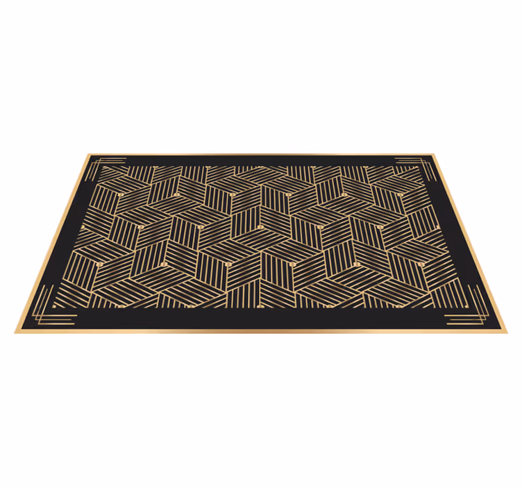 Stílusos mintás vinil szőnyeg geometriai - TenStickers
