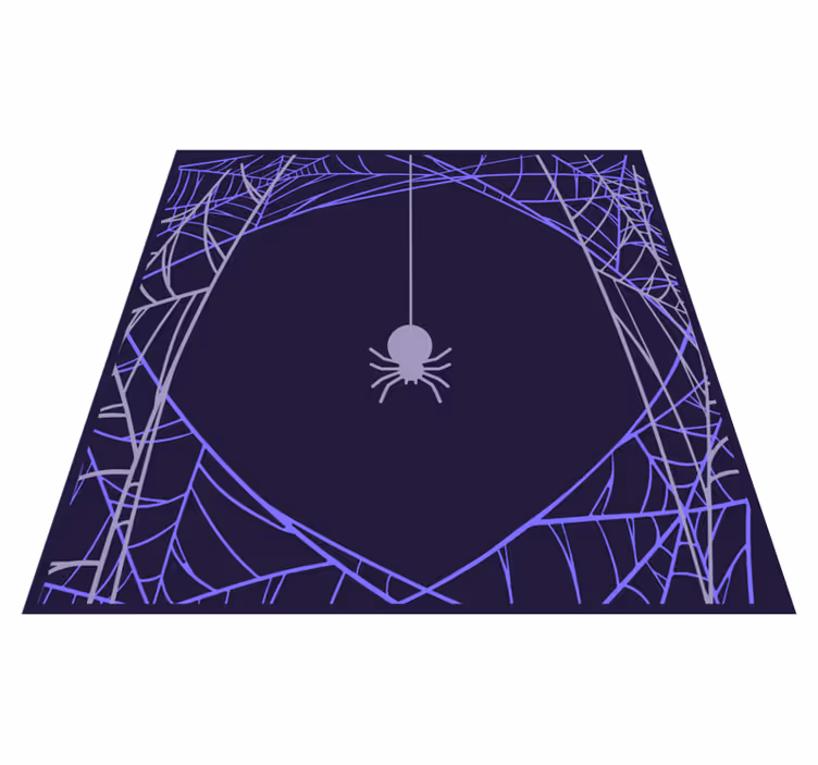 Pókháló minta vinil szőnyeg halloween - TenStickers