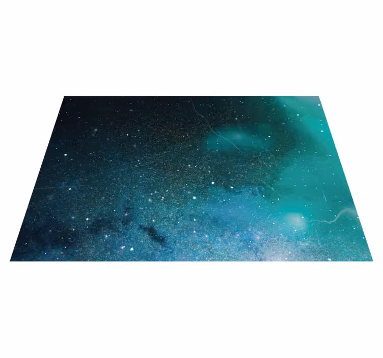 Kozmikus galaxis árnyalata vinil szőnyeg csillagok - TenStickers