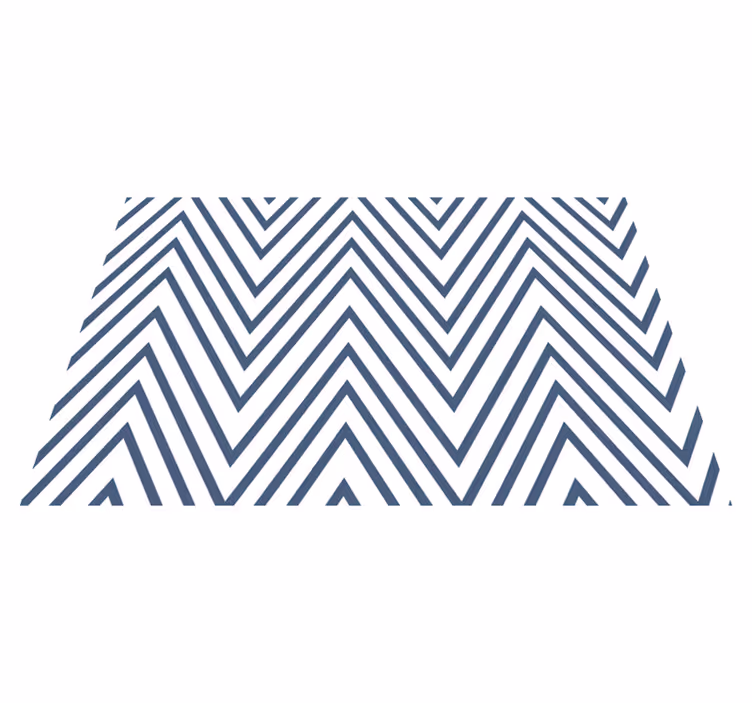 Merész chevron minta vinil szőnyeg geometriai - TenStickers