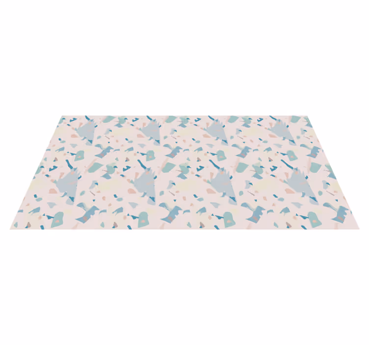 Terrazzo csempe és tábla nappali szőnyeg - TenStickers