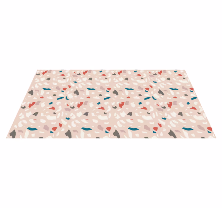 Terrazzo hatású mintás nappali szőnyeg - TenStickers