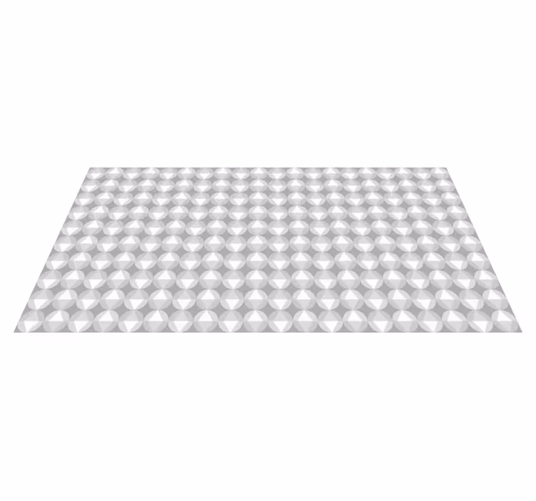 Kerek geometrikus motívum vinil szőnyeg mozaik - TenStickers