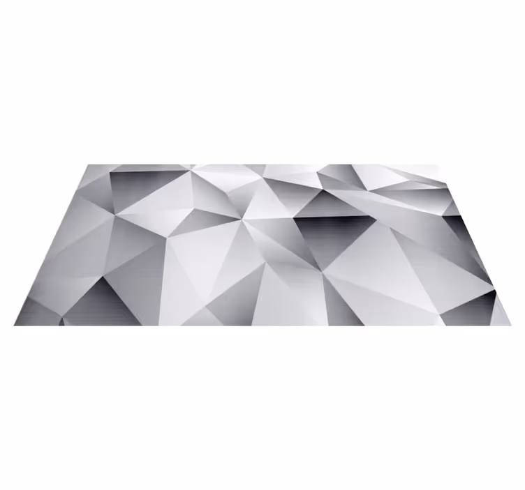 Monokróm geometriai minta vinil szőnyeg geometriai - TenStickers
