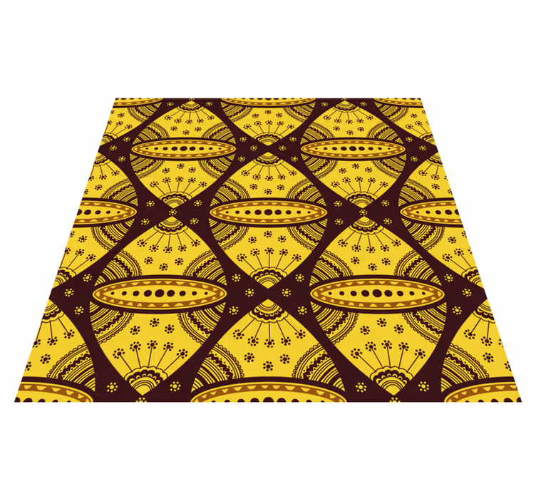 Mandala ihlette szimmetria vinil szőnyeg mandala - TenStickers