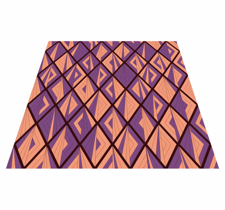 Geometrikus minta harmónia vinil szőnyeg geometriai - TenStickers