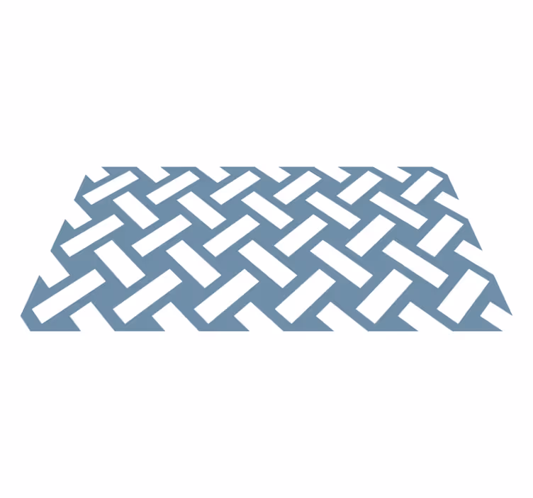 vinil szőnyeg geometriai kontrasztos chevron - TenStickers