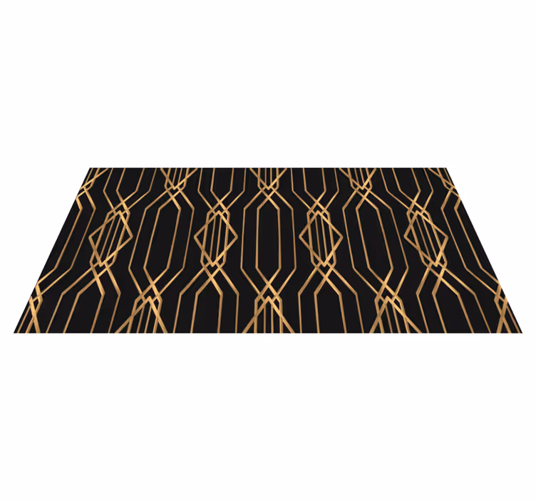 Art deco elegancia vinil szőnyeg geometriai - TenStickers