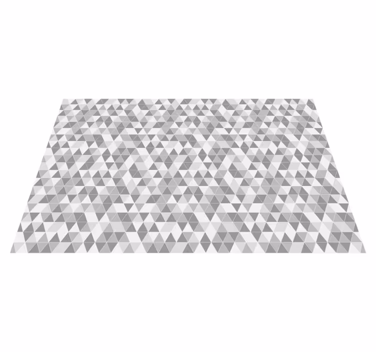 vinil szőnyeg geometriai geometriai háromszög minta - TenStickers