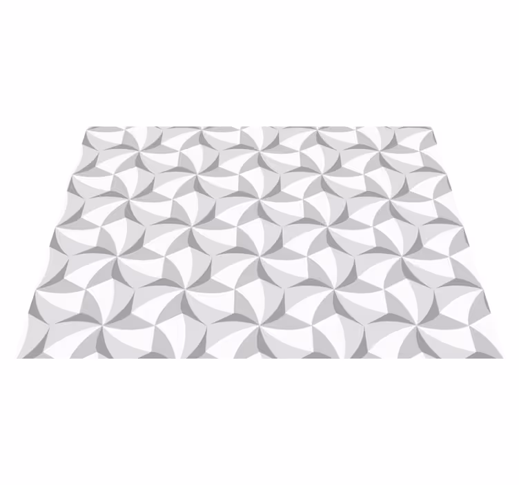vinil szőnyeg geometriai absztrakt örvény minta - TenStickers