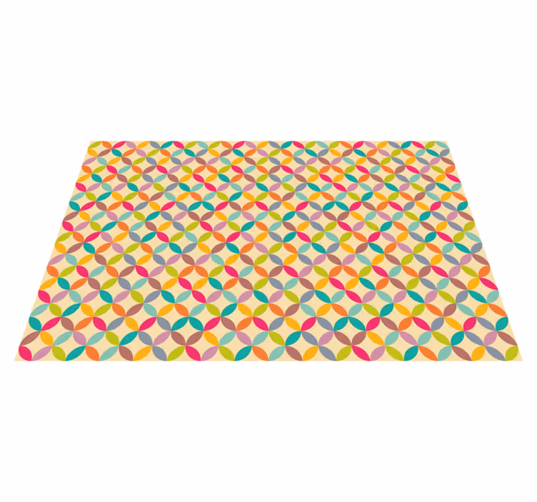 vinil szőnyeg geometriai színes geometriai - TenStickers