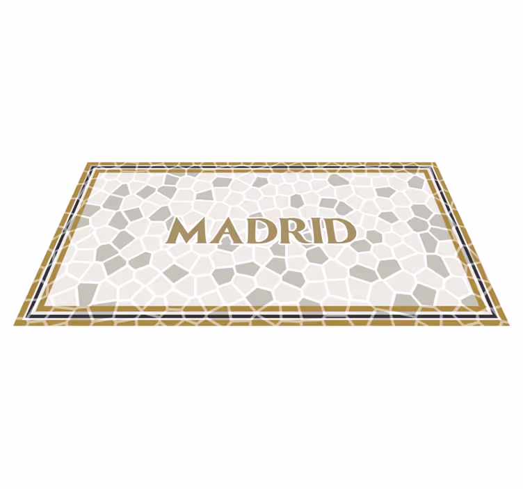 Madrid római mozaik egyedi szőnyeg - TenStickers