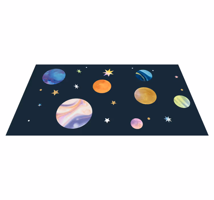 vinil szőnyeg csillagok kozmikus tér - TenStickers