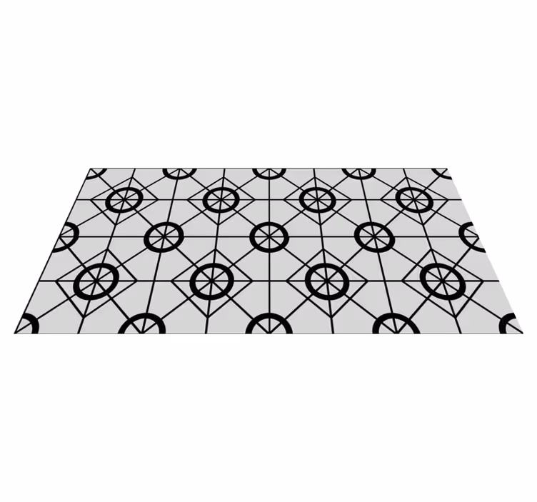 Geometrikus vinil design vinil szőnyeg geometriai - TenStickers