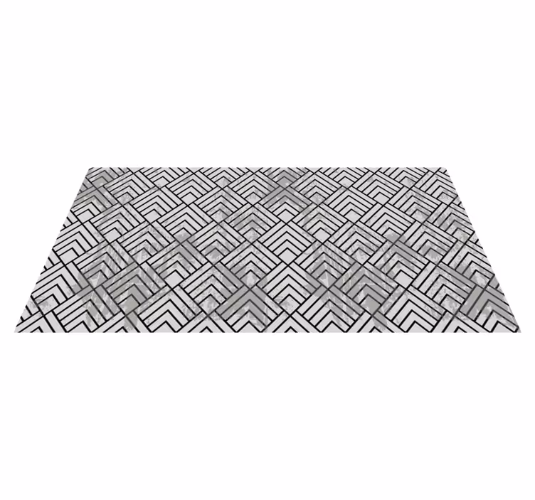 Geometriai chevron vinil szőnyeg geometriai - TenStickers