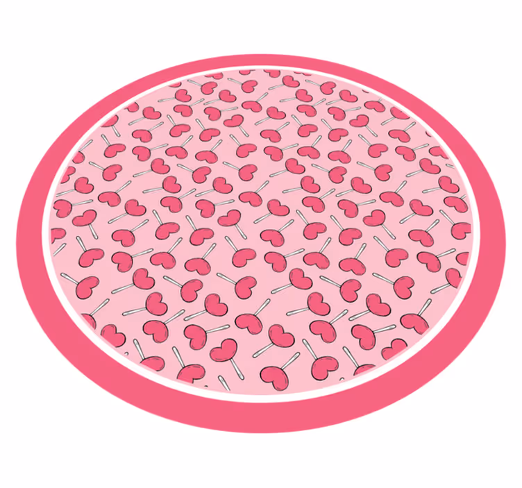 vinil szőnyeg óvodák cseresznye örömkör - TenStickers