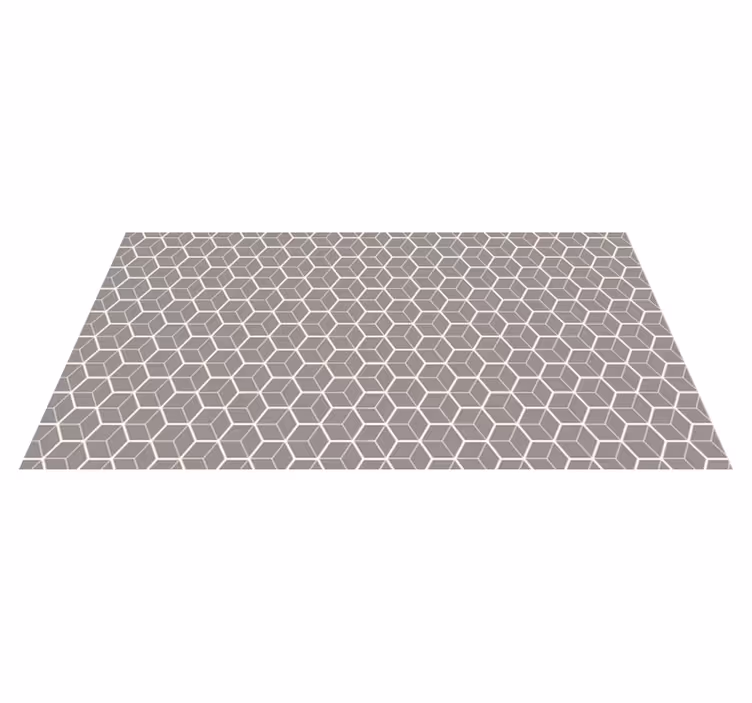 Geometriai rács vinil szőnyeg geometriai - TenStickers